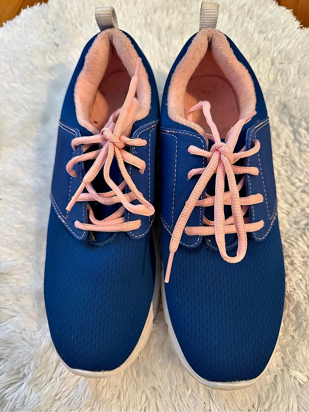 FootJoy enJoy Spikeless Golf Shoes Blue & Pink US 8.5 M